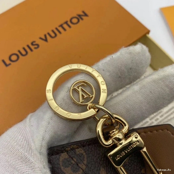 AND KIRIGAMI POUCH HOLDER VUITTON KEY LOUIS BAG CHARM 0329